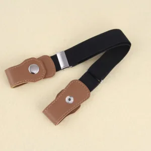 Mini Fashion™ - Past Altijd - Elastische Riem voor Kinderen Zwart / 40-65cm (1-12 jaar) | Educatief Speelgoed