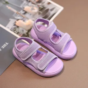 Mini Fashion™ - Stijlvolle Look - Kindersandalen Paars / 17 (3-4 jaar) | Educatief Speelgoed
