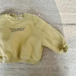 Mini Fashion™ -"Some kind of Wonderful"- Sweater Geel / 80 (12-18 maanden) | Educatief Speelgoed