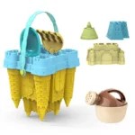 Beach Castle Play Set™ - Strandpret voor Kids - Zandkastelenset Gele Emmer | Educatief Speelgoed