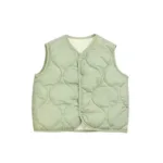 Mini Fashion™ - Voor Jongens&Meisjes - Bodywarmer Groen / 80 (9-12 maanden) | Educatief Speelgoed