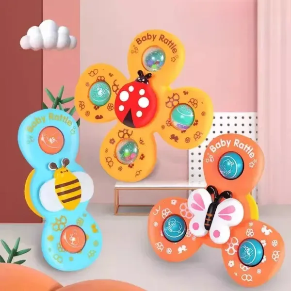 Bath Spinner Set™ – Waterpret draaiers – Bad Spinners | Educatief Speelgoed - Afbeelding 1