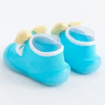 Mini Fashion™ - Nooit Meer Uitglijden - Anti Slip Sokken Blauw / 22 (18-24 maanden) | Educatief Speelgoed