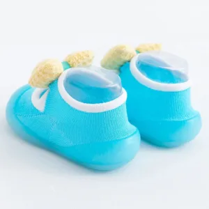 Mini Fashion™ - Nooit Meer Uitglijden - Anti Slip Sokken Blauw / 21 (12-18 maanden) | Educatief Speelgoed