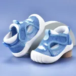 Mini Fashion™ - Ademend en Veilig - Mesh Sandalen Blauw / 18 (2 - 2.5 jaar) | Educatief Speelgoed