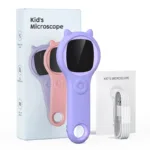 Mini Kids Microscope™ - Wetenschap Onder De Lens - Microscoop Blauw | Educatief Speelgoed