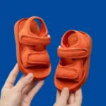 Breeze Bliss™ - Zachte Zolen&Sneldrogend - Kinder Sandalen Oranje / 22 (4.5-5 jaar) | Educatief Speelgoed