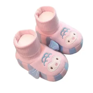 Mini Fashion™-  Anti-Slip Zolen -  Peuter Binnen Schoenen Visjes / 19 (6-12 maanden) | Educatief Speelgoed