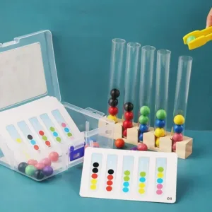 Tube Clip Beads™ - Slim Denkspel - Kleur&Motoriek Spel | Educatief Speelgoed