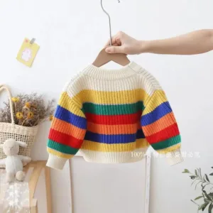 Mini Fashion™ - Vrolijke Look - Sweater 90 (2 jaar) | Educatief Speelgoed