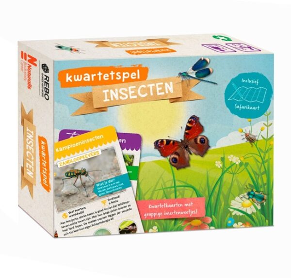 Kwartetspel Insecten - Rebo Kaartspel - Afbeelding 1