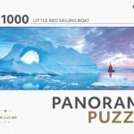 Little red sailing boat (1000) - Rebo  Legpuzzel