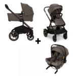 Kinderwagen Nuna MIXX Next Thunder + Autostoel Nuna Pipa Urbn