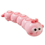 Crawling Caterpillar™ - Wiebelen met de Rupsmobiel - Opwindbare Rups Roze | Educatief Speelgoed