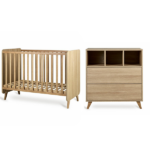 Babykamer Quax Loft Honey Ash  (Ledikant 60x120 + Commode)