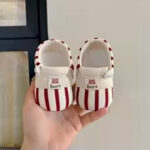 Mini Fashion™ - Veilig&Comfortabel - Lente Baby Slofjes Rood / 17 (9-12 maanden) | Educatief Speelgoed