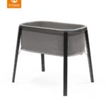 Wieg Stokke® Snoozi™ Graphite Grey + Gratis Reistas Snoozi