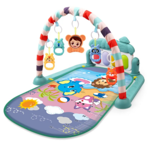 Musical Arch™ – Klanken&Kleuren– Baby Gym Strand Dieren Blauw | Educatief Speelgoed