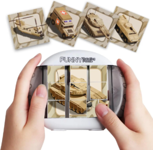 Twisty Puzzle™ - Eindeloos Puzzelplezier - Draaipuzzel Tank  9 vlakjes | Educatief Speelgoed
