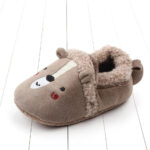 Mini Fashion™ - Knuffel zachte dieren - Peuter Dieren pantoffels Beer Grijs / 15 (0-6 maanden) | Educatief Speelgoed
