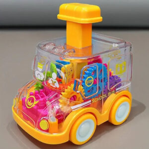 Gear Car™️ - Push&Go - Speelgoedauto Schoolbus | Educatief Speelgoed
