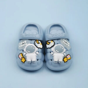 Mini Fashion™ - Leuk Astronauten Ontwerp - Kinder Slippers Blauw / 200mm (6-7 jaar) | Educatief Speelgoed