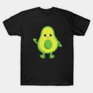 Mini Fashion™ - Matchen Met De Familie - Avocado T-shirt Zwart Avocado zonder pit / Kinderen  - L | Educatief Speelgoed