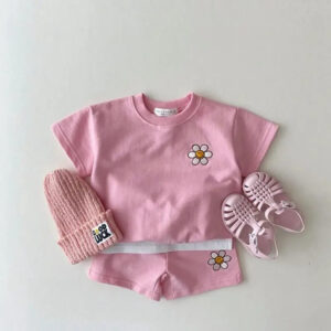 Mini Fashion™ - Zomerse Vrolijkheid - Zomerset Roze / 100 (1.5-2 jaar) | Educatief Speelgoed