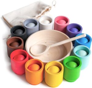Woods™ - Match de kleuren - Sorteerspel | Educatief Speelgoed