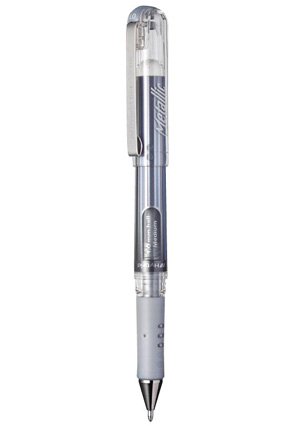 Pentel Gelpen Deluxe - zilver