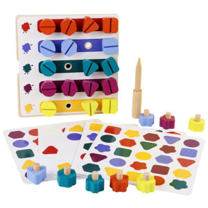 Wooden Screw Board™ | Spelenderwijs de fijne motoriek verbeteren - Puzzelspel | Educatief Speelgoed
