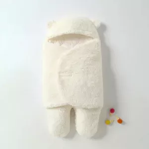 SnuggleBear™ - Baby Wikkel Deken Wit / M (3-6 maanden) | Educatief Speelgoed