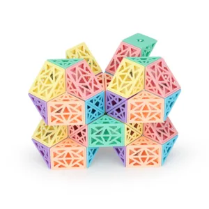 Snake Cube Set™ - Bouw, Draai&Ontdek - Bouwblokkenset 36 onderdelen | Educatief Speelgoed