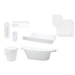 Bad- en verzorgingsset Bébé-Jou Hydrofiel 13-delig Wit