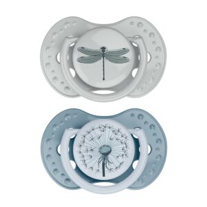 Fopspeen Difrax Dynamic 0-3 mnd Botanic Blue/Green