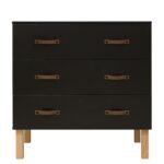 Commode Bopita Floris Mat Zwart/Naturel