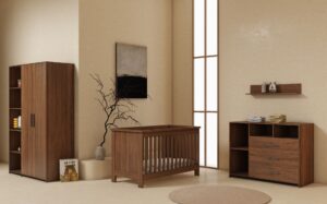 Babykamer Livvie Walnut