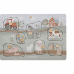 Geluidenpuzzel Little Dutch Little Farm Hout Boerderij