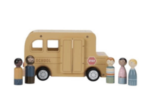 Schoolbus Met Poppetjes Little Dutch