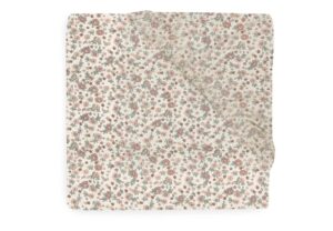 Hoeslaken Ledikant Jollein 60x120 Jersey Retro Flowers