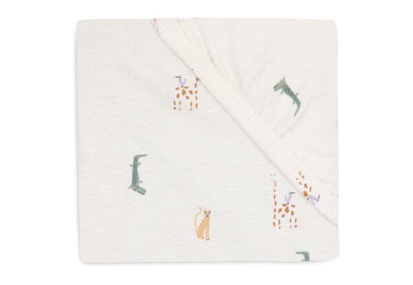 Hoeslaken Ledikant Jollein 60x120 Jersey Jungle Jambo - Afbeelding 1