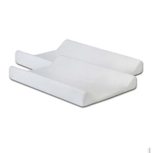 Aankleedkussenhoes Jollein Badstof Wit 2-Pack