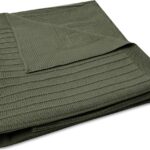 Deken Ledikant Jollein Pure Knit 100x150 Leaf Green