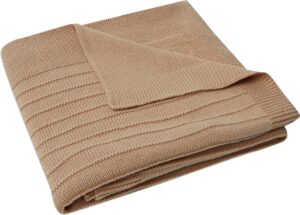 Deken Ledikant Jollein Pure Knit 100x150 Biscuit