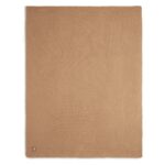 Deken Wieg Jollein 75x100 Basic Knit Biscuit/Fleece