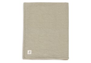 Deken Wieg Jollein 75x100 Soft Waves Olive Green/Velvet