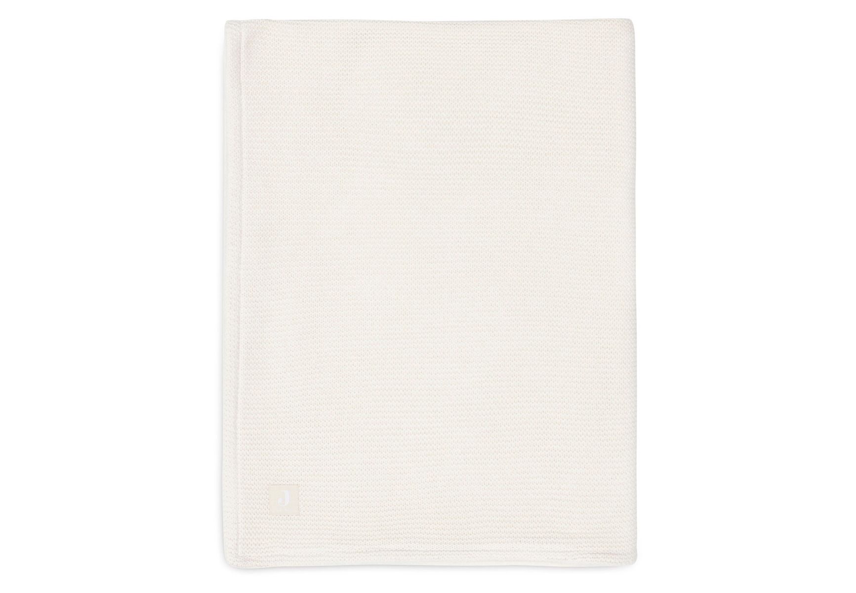 Deken Wieg Jollein 75x100 Basic Knit Ivory/Coral Fleece Deken Wieg Jollein 75x100 Basic Knit Ivory/Coral Fleece - Afbeelding 1
