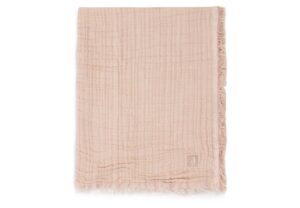 Deken Ledikant Jollein 120x120 Fringe Moonstone/Ivory