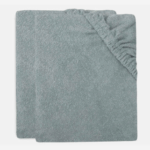 Aankleedkussenhoes Jollein Badstof Sea Green 2-pack