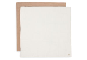 Multidoek Jollein Hydrofiel 115x115 Biscuit/Ivory 2-pack